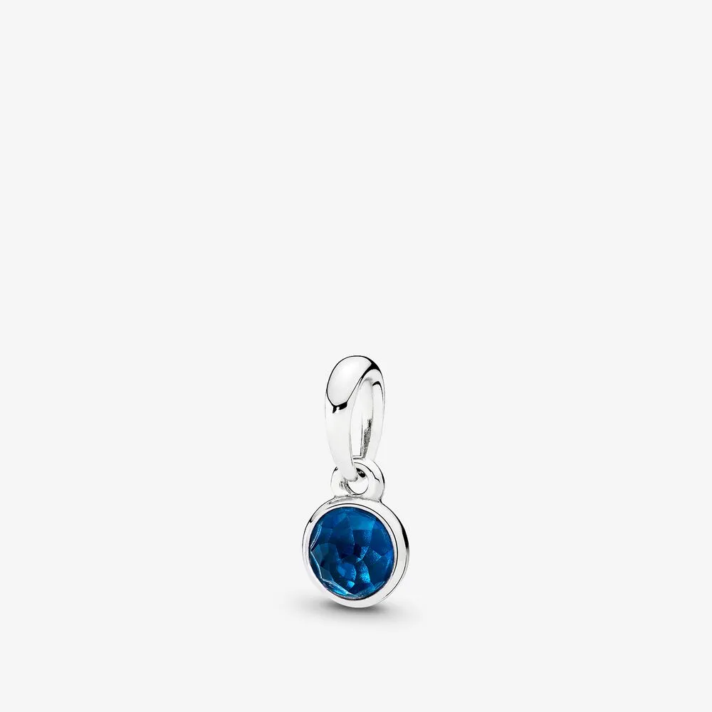 December Droplet Pendant, London Blue Crystal
