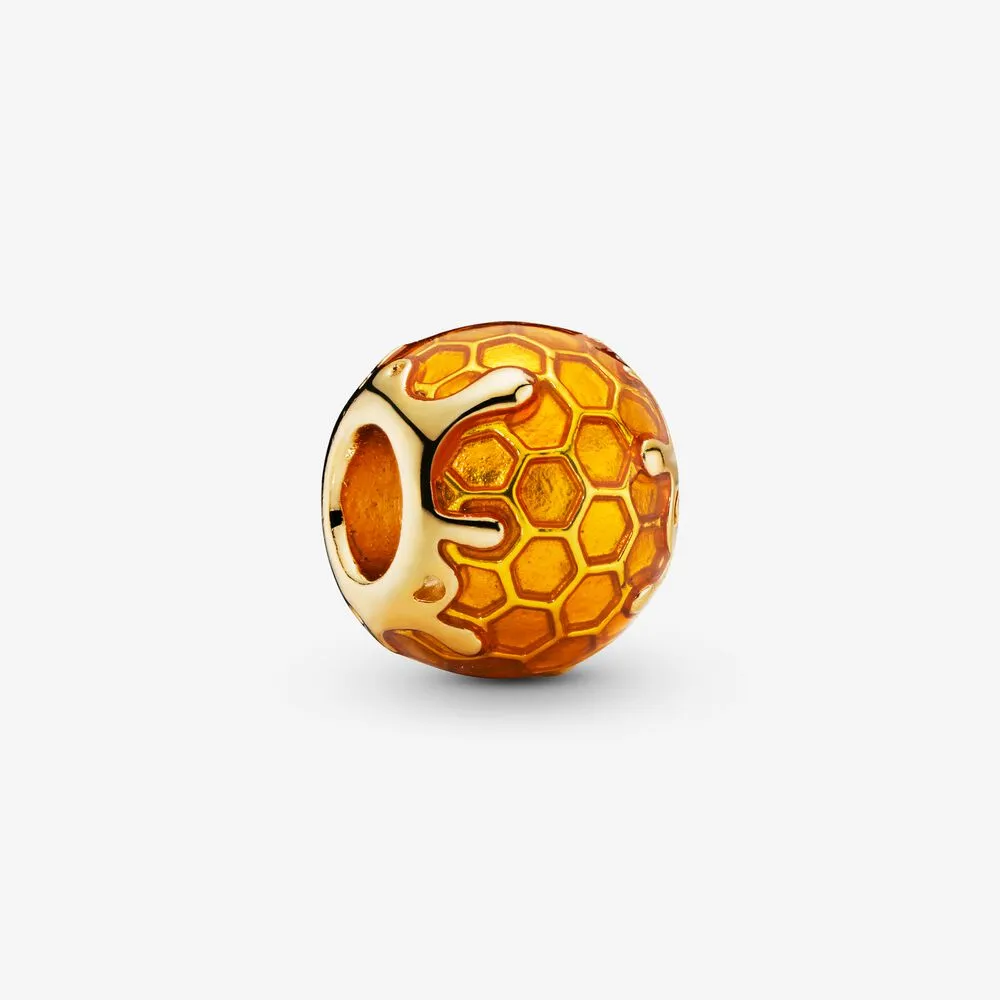 Dripping Honey Honeycomb Charm