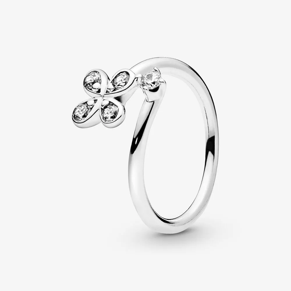 Four-Petal Flower Ring
