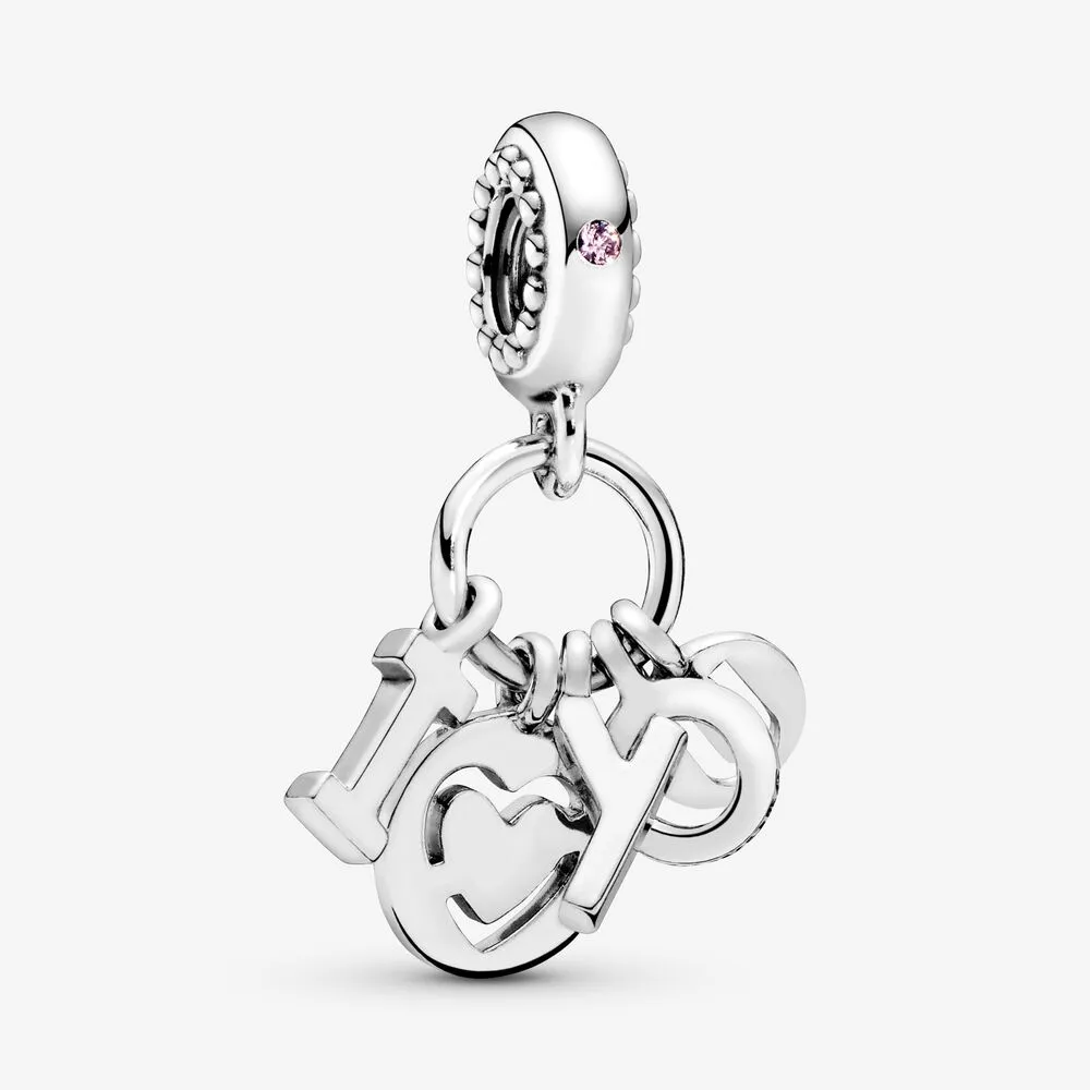 I Love You Letters Dangle Charm