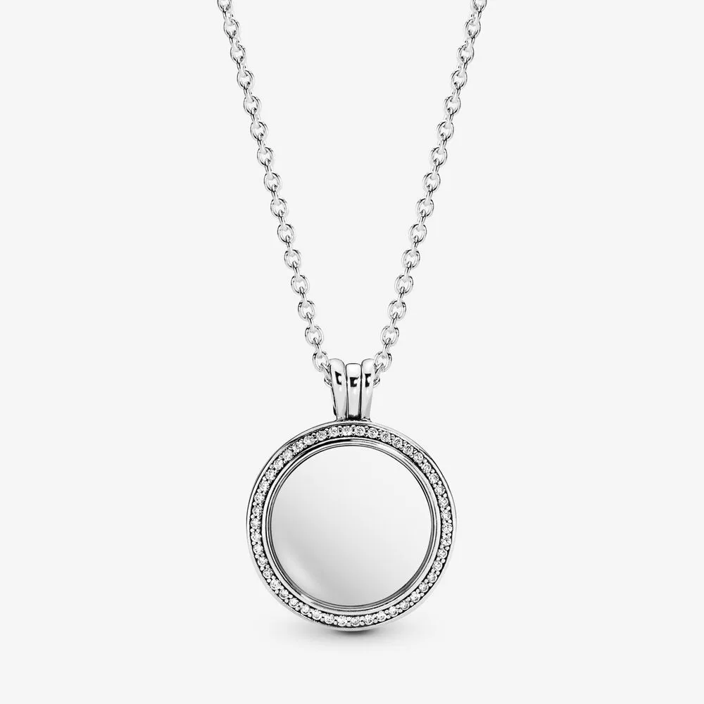 Pandora Lockets Sparkling Necklace