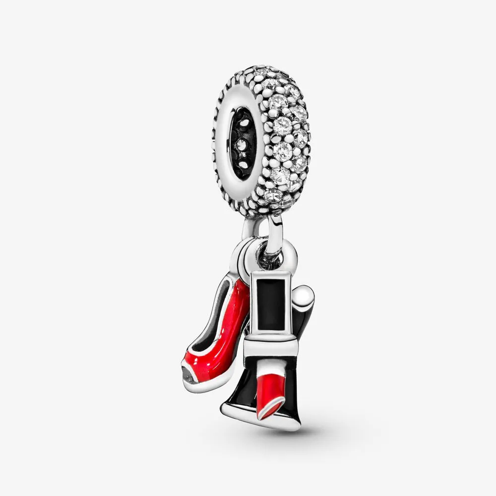 Stiletto, Dress, & Lipstick Dangle Charm