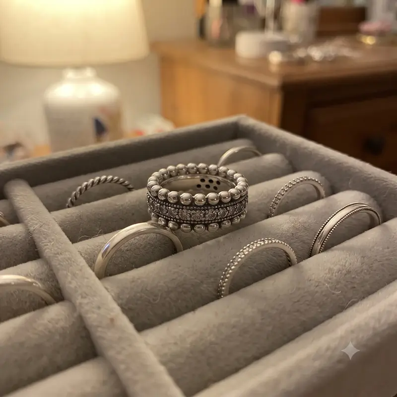 Beaded Pavé Band Ring photo review