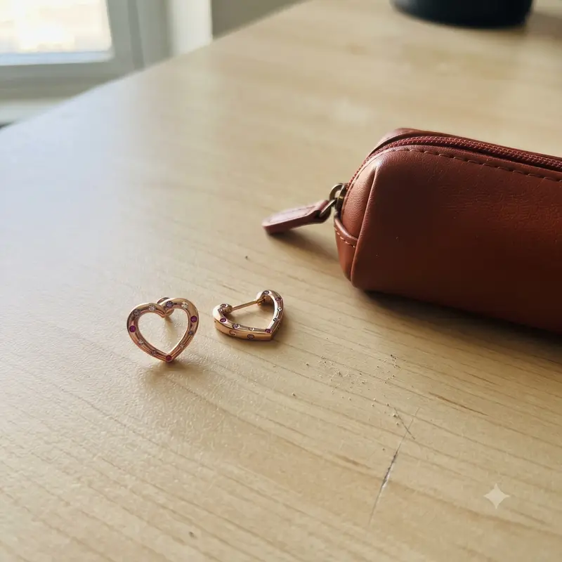 Bright Hearts Hoop Earrings, PANDORA Rose™, Royal Purple & Lilac Crystals & Clear CZ photo review