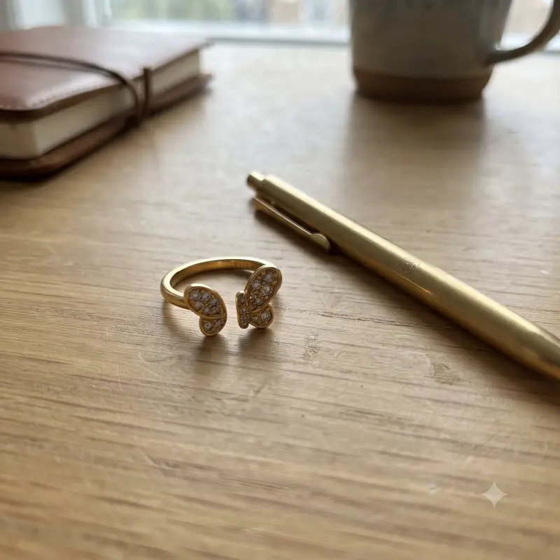 Butterfly Open Ring photo review