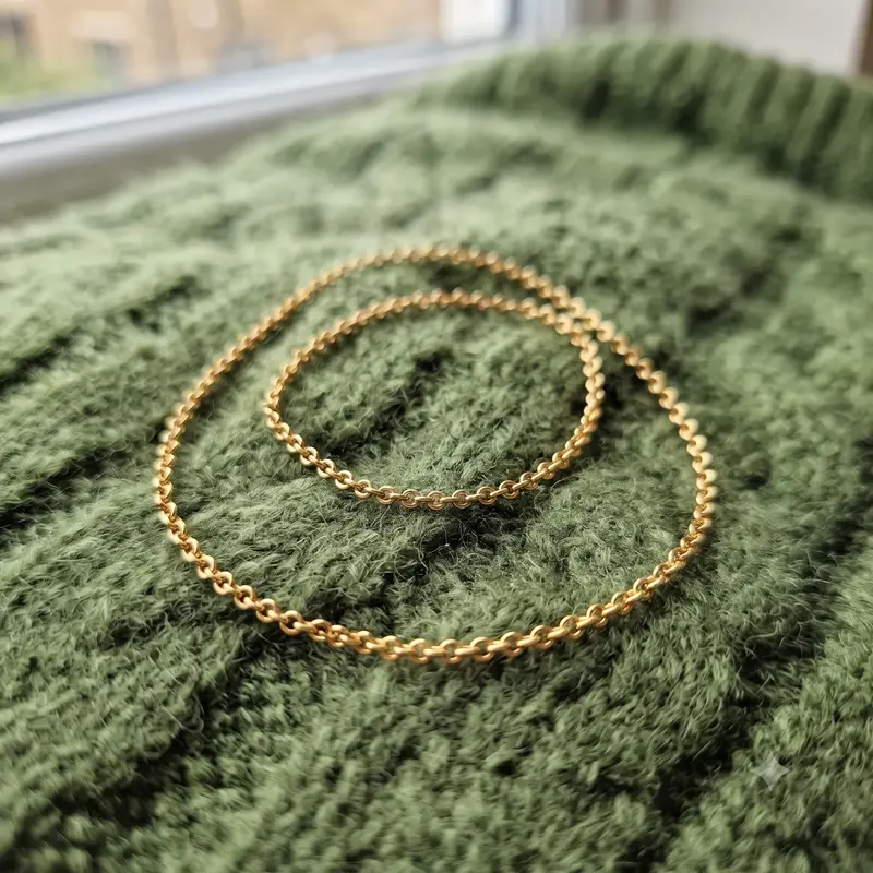Classic Cable Chain Necklace photo review
