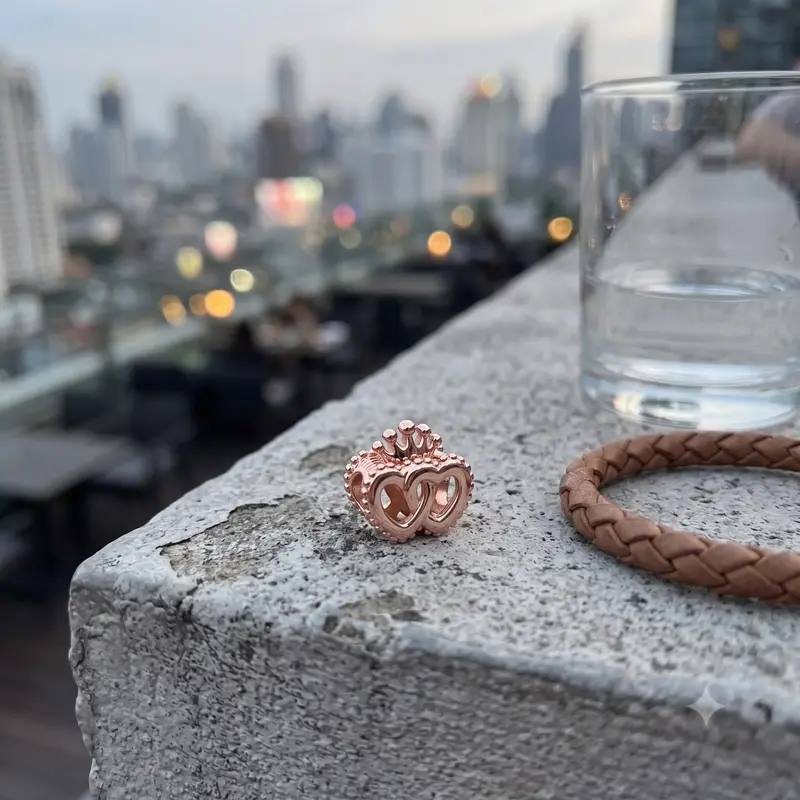 Crown & Entwined Hearts Charm photo review
