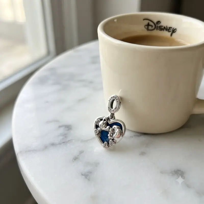 Disney Lady and the Tramp Heart Dangle Charm photo review