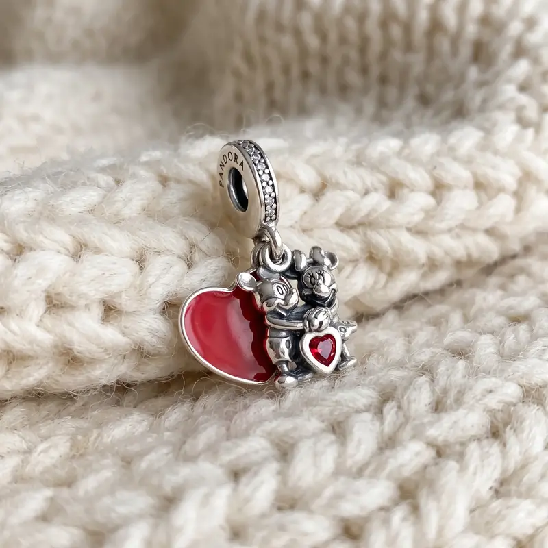 Disney, Minnie & Mickey With Love Charm photo review