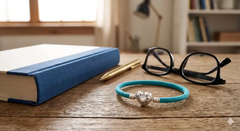 Fabric Cord Bracelet, Turquoise photo review