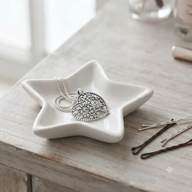 Family Tree Heart Pendant Necklace photo review