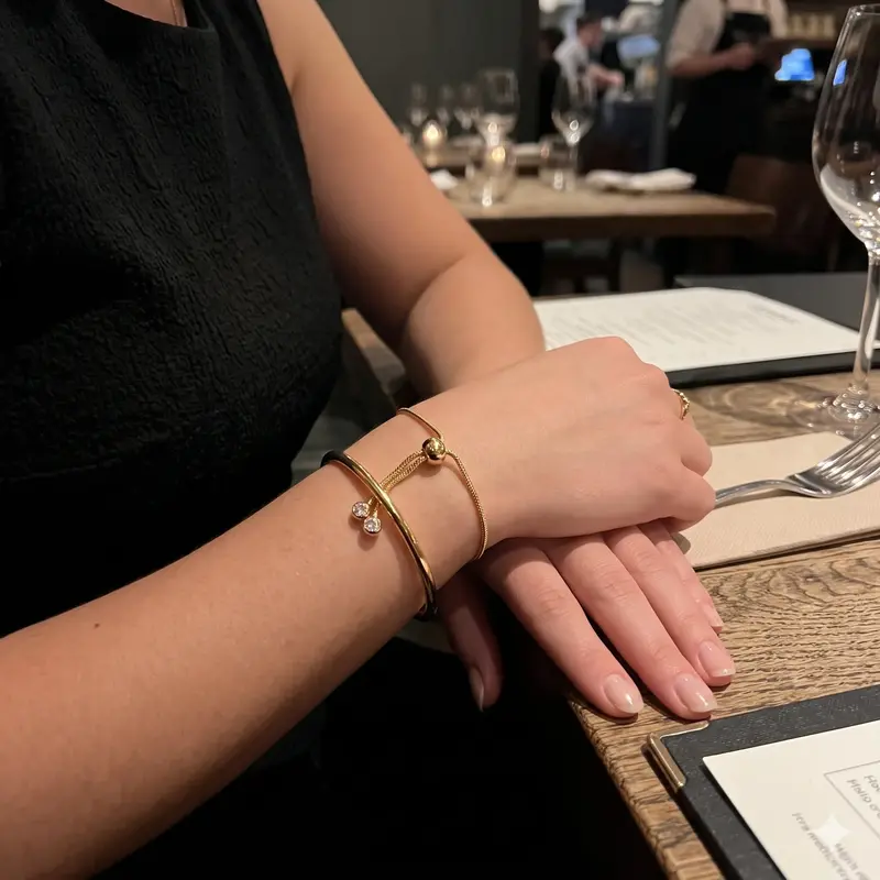 Flower Stem Slider Bracelet photo review