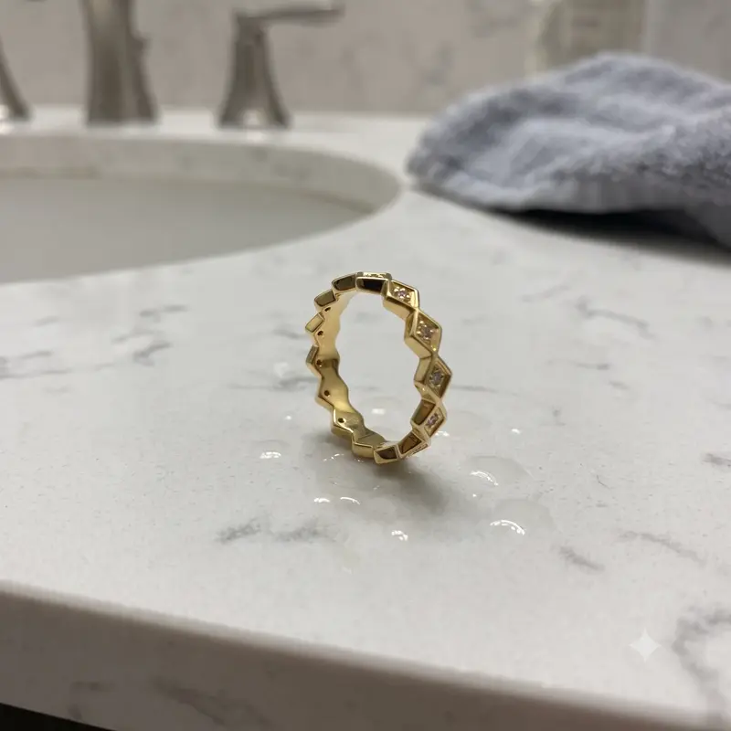Geometric Crown Ring photo review