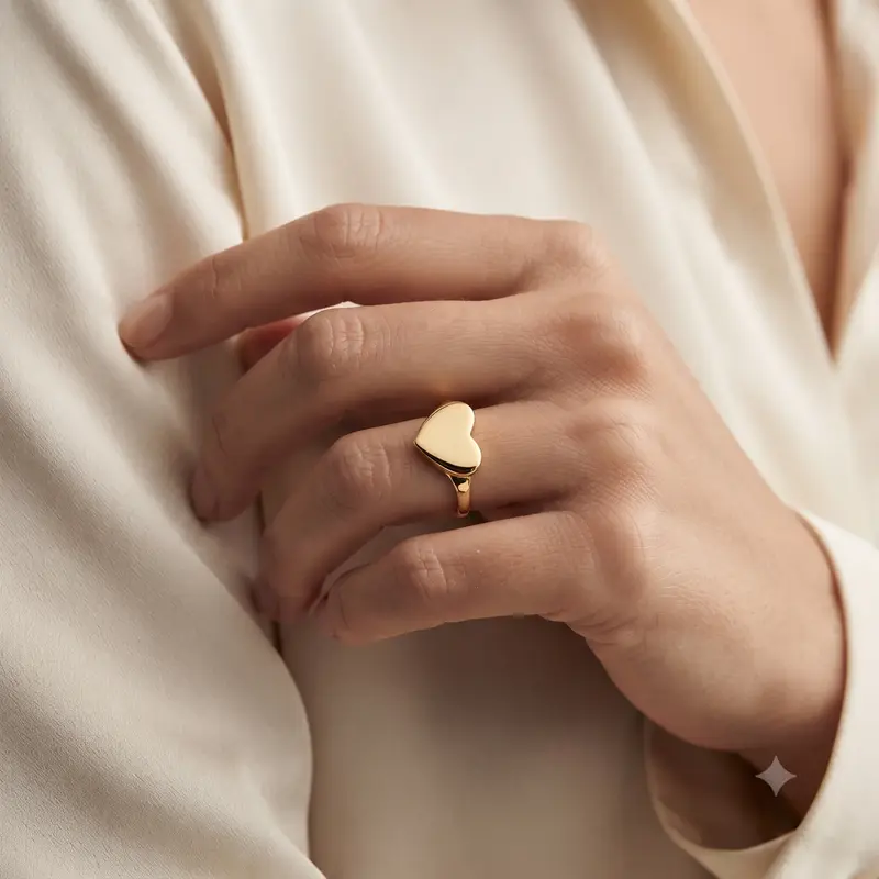 Heart-Shaped Pandora Logo Ring photo review