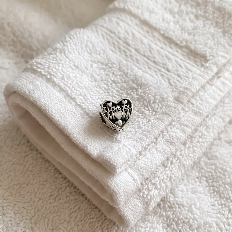 I Love You Mom Heart Charm photo review