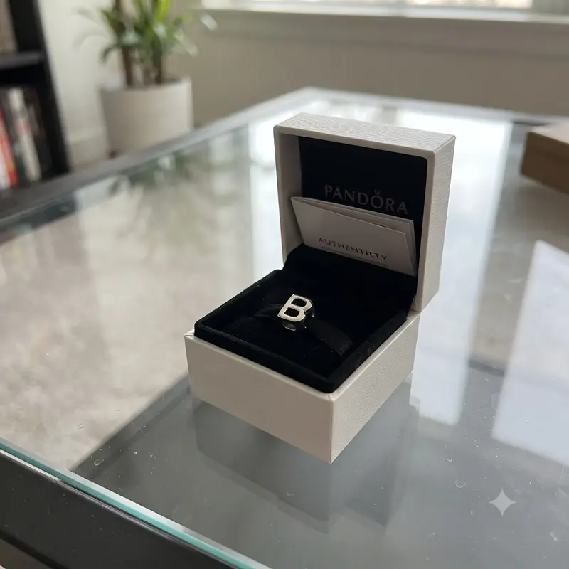 Letter B Alphabet Charm photo review