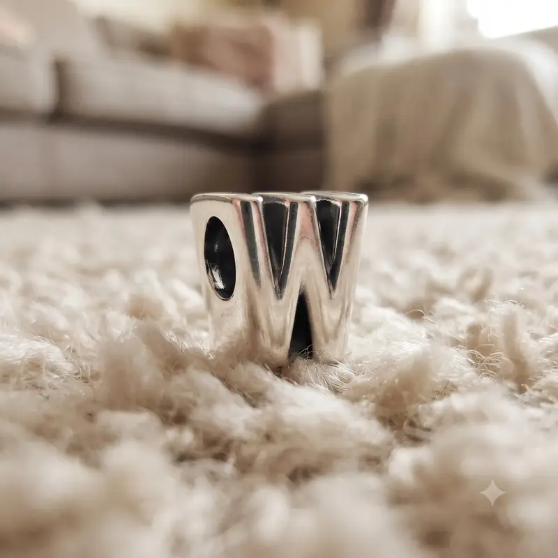 Letter W Alphabet Charm photo review