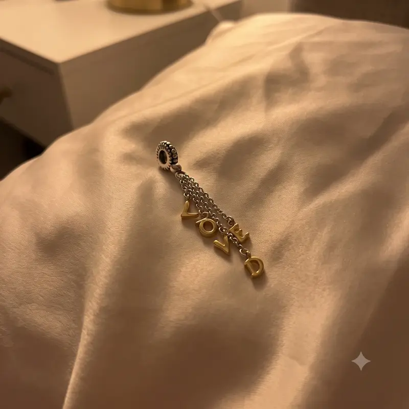 Loved Script Dangle Charm photo review