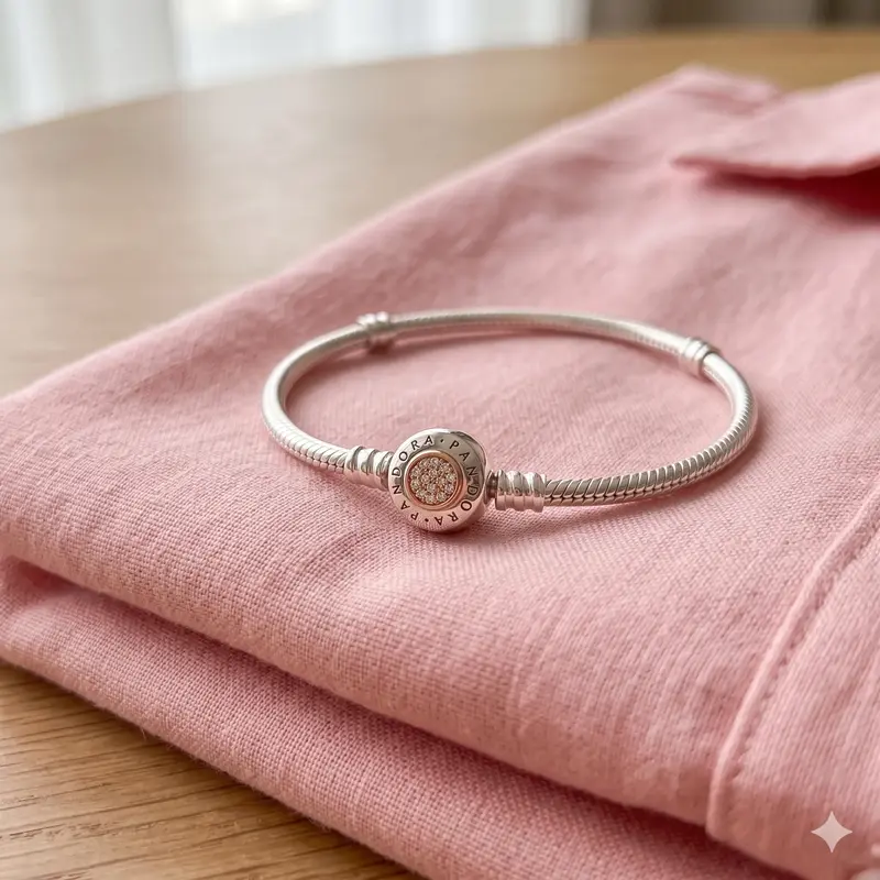 Moments Silver & Gold Bracelet, PANDORA Signature photo review