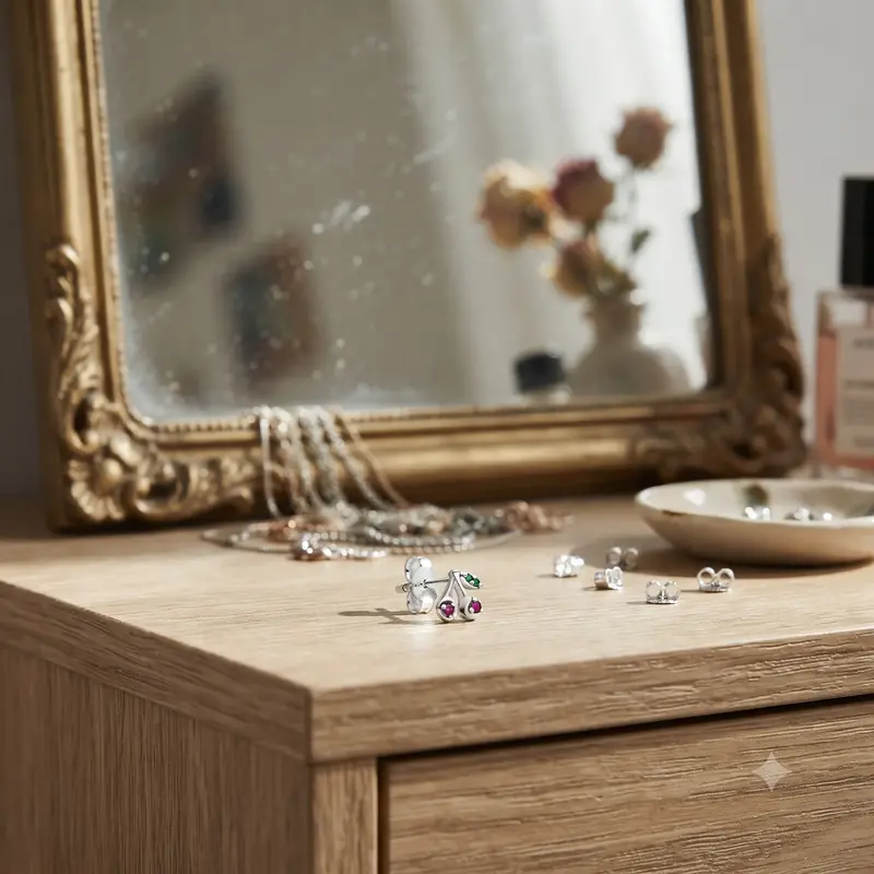My Cherry Single Stud Earring photo review