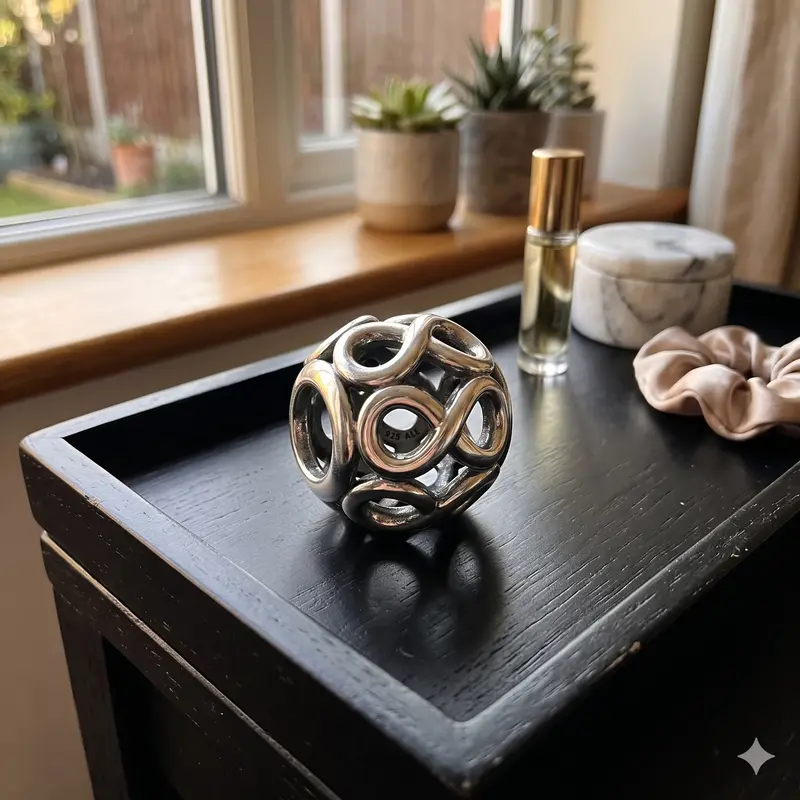 Openwork Infinity Charm photo review