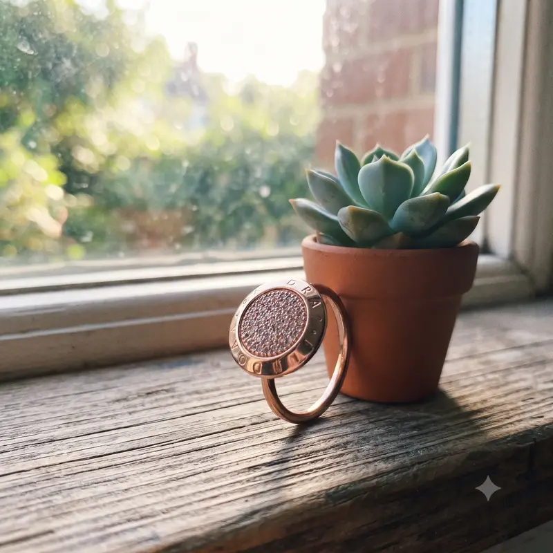 Pandora Logo Pav&eacute; Ring photo review