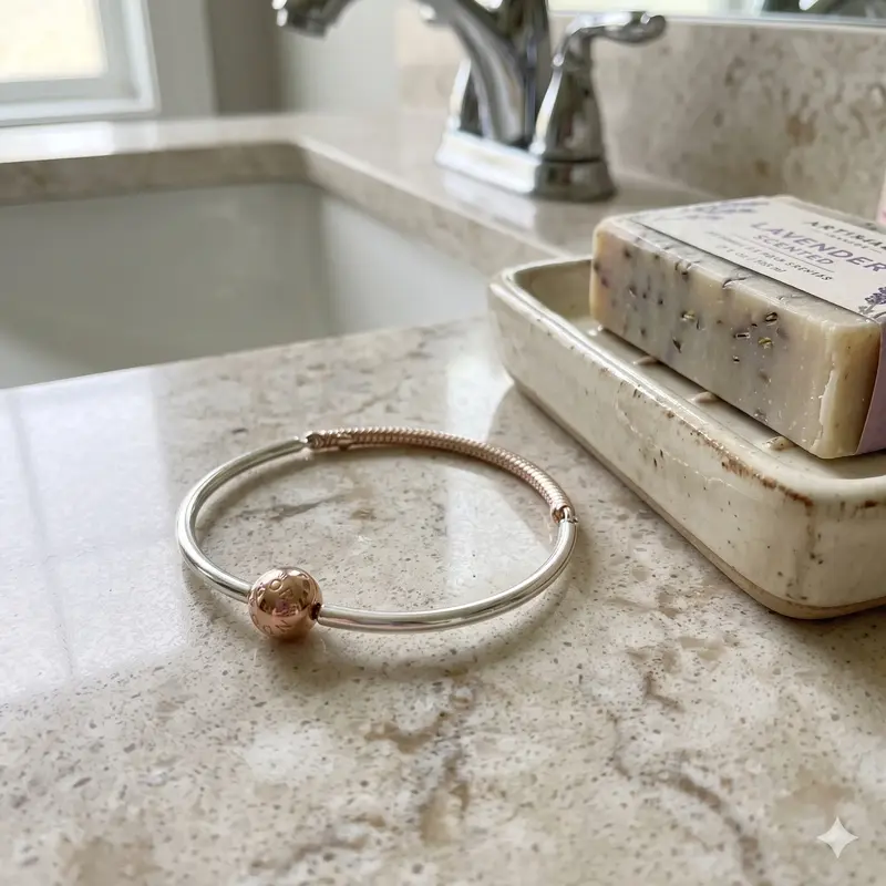 Pandora Moments Three-Link Bangle photo review