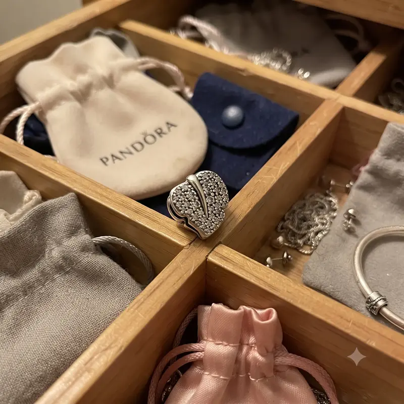 Pandora Reflexions™ Sparkling Leaf Clip Charm photo review