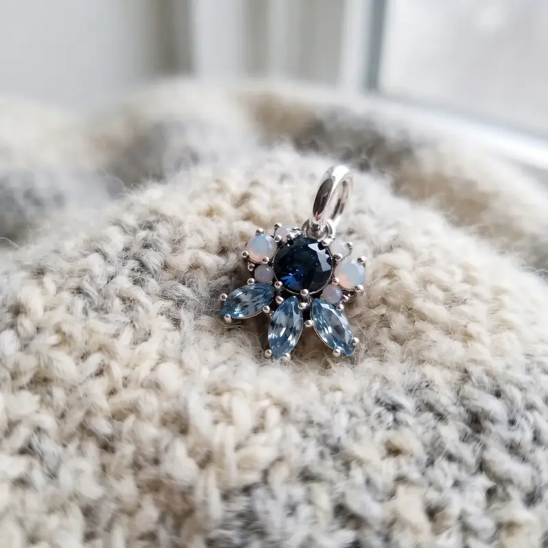 Patterns of Frost Pendant, Multi-Colored Crystal photo review