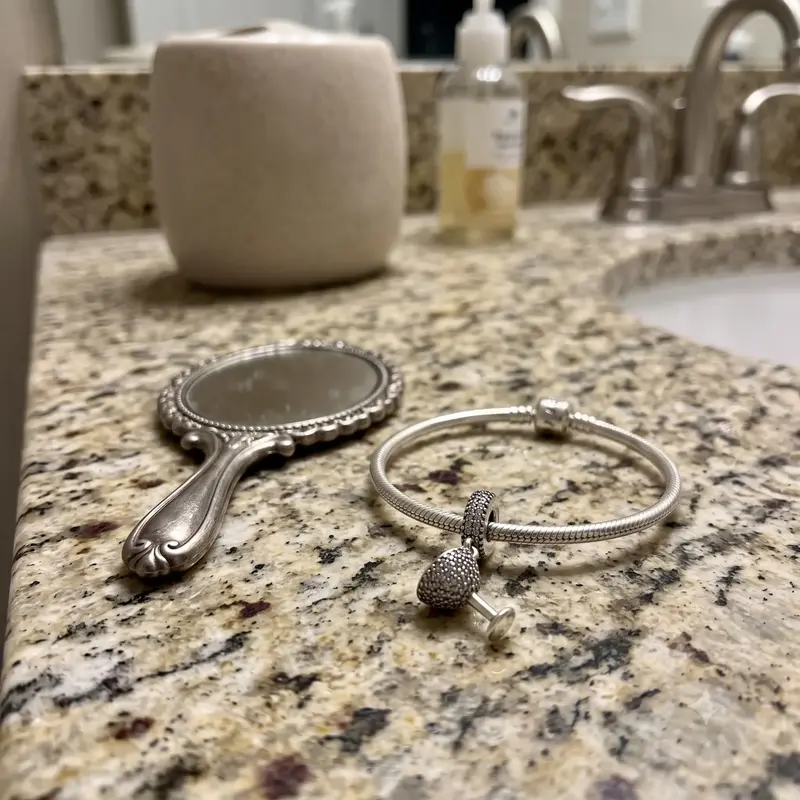 Pavé Cocktail Glass Dangle Charm photo review
