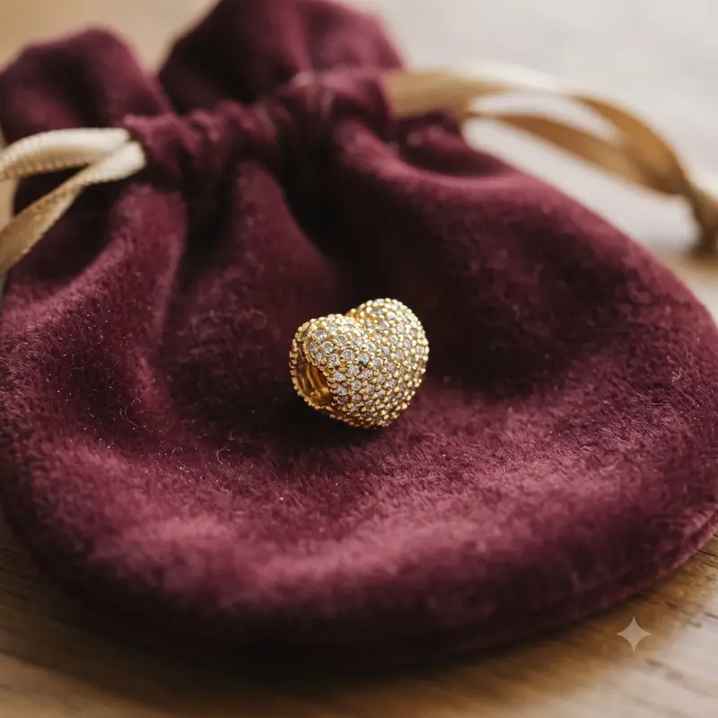 Pavé Heart Clip Charm photo review