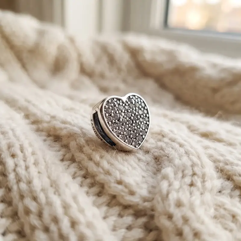 Pav&eacute; Heart Clip Charm photo review