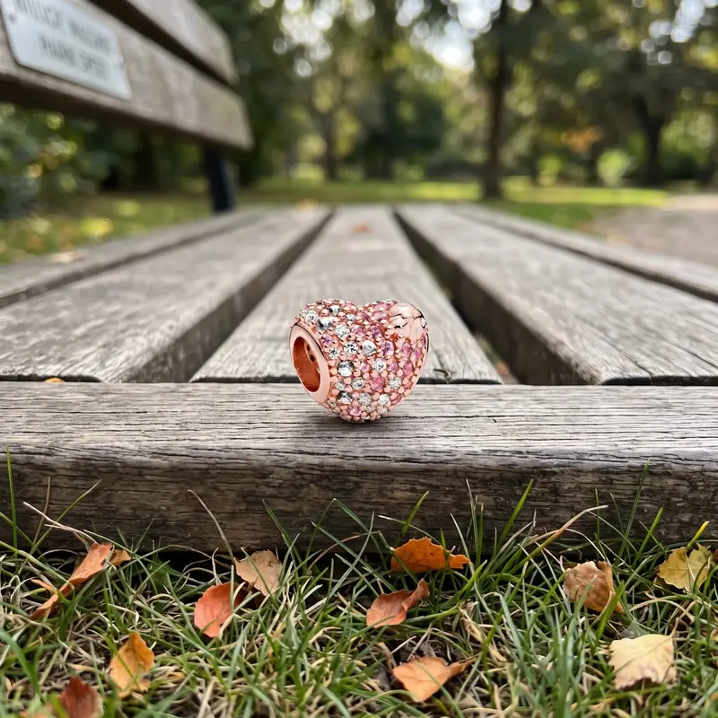 Pav&eacute; Ladybird Heart Charm photo review