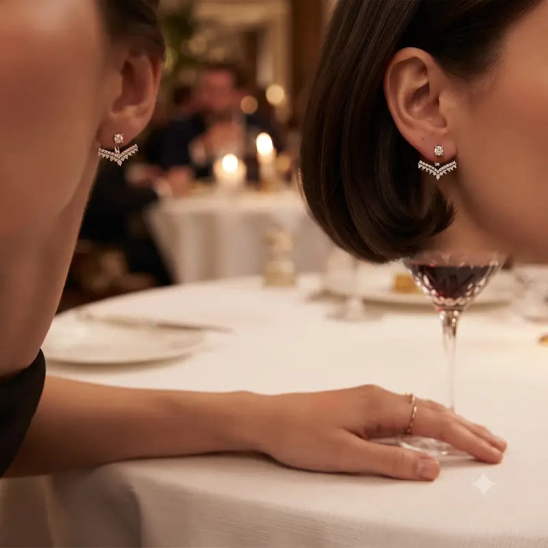 Princess Wishbone Stud Earrings photo review