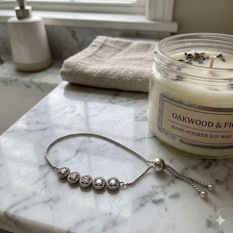 Round Sparkle Slider Bracelet photo review