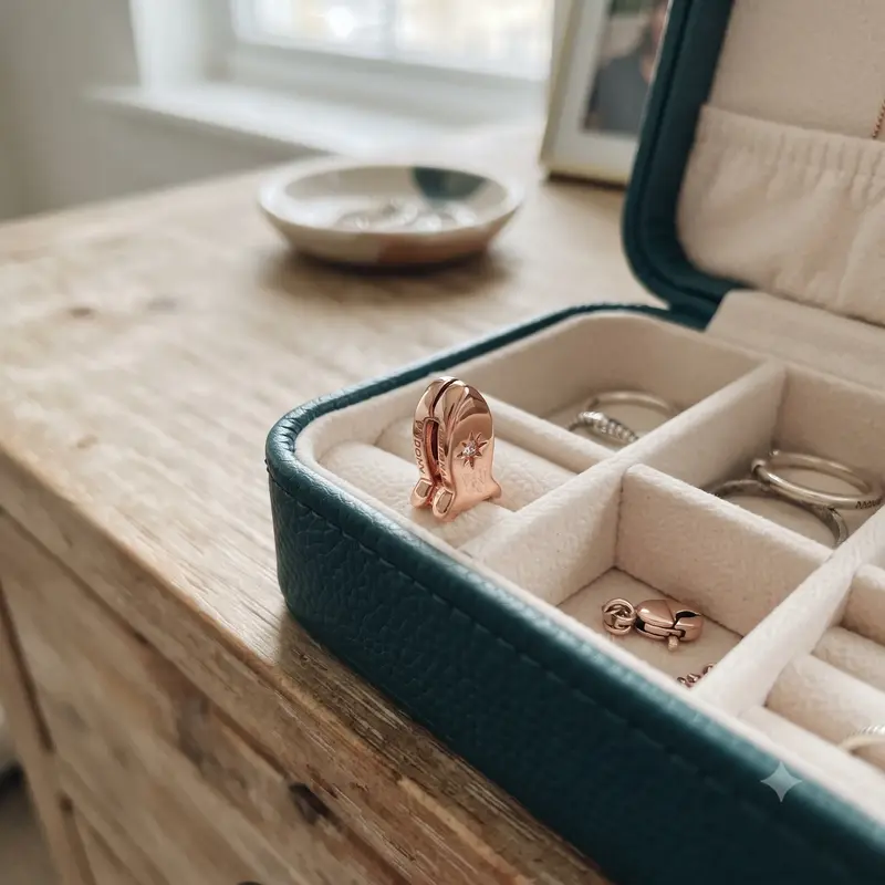 Space Rocket Clip Charm photo review