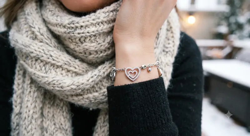 Sparkling Freehand Heart Charm photo review