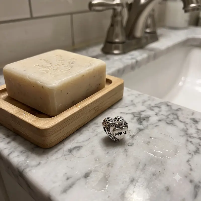 Sparkling Mom Heart Charm photo review