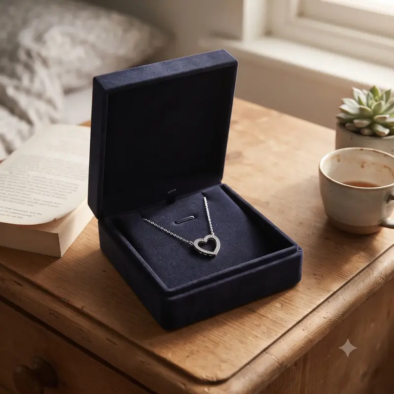Sparkling Open Heart Necklace photo review