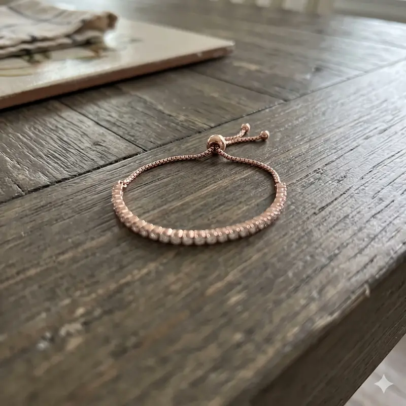 Sparkling Slider Tennis Bracelet photo review