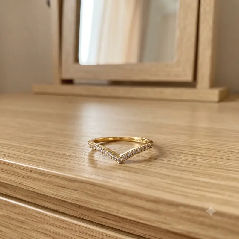 Sparkling Wishbone Ring photo review
