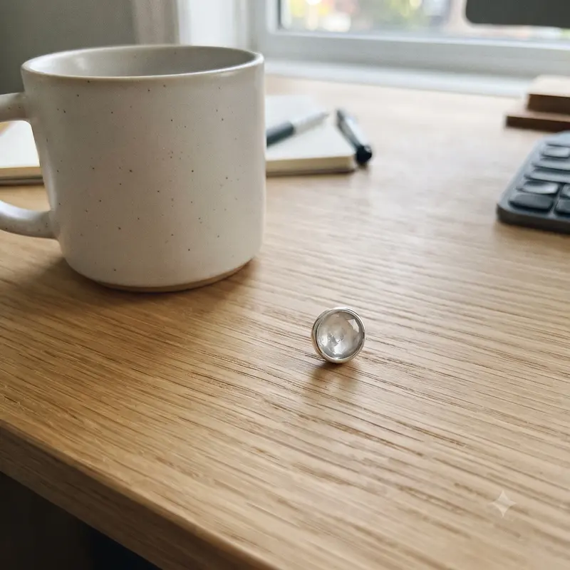 Clear April Birthstone Locket Element photo review