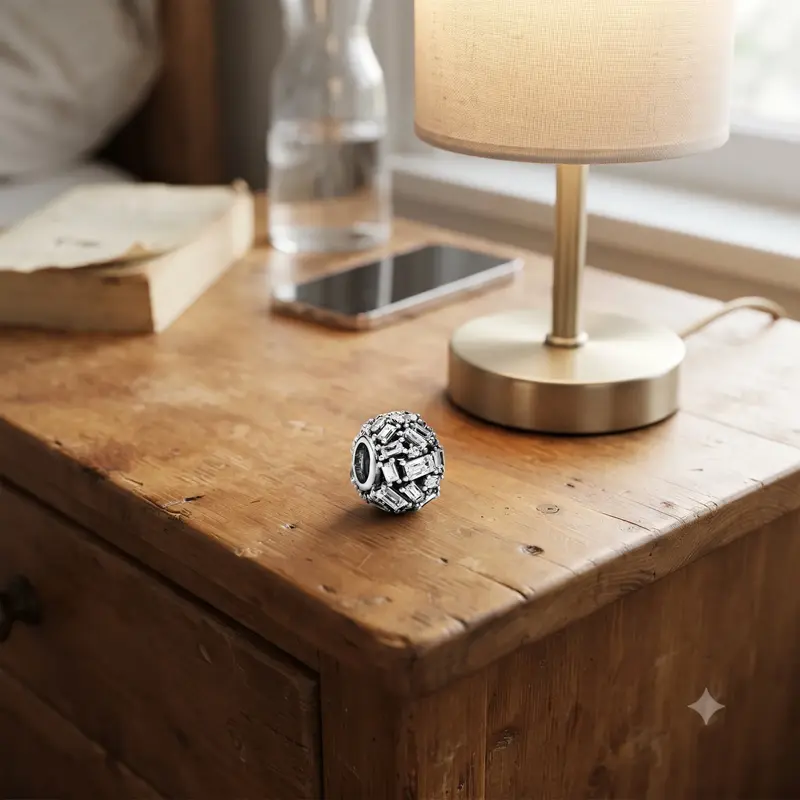 Clear Ice Cube Charm photo review