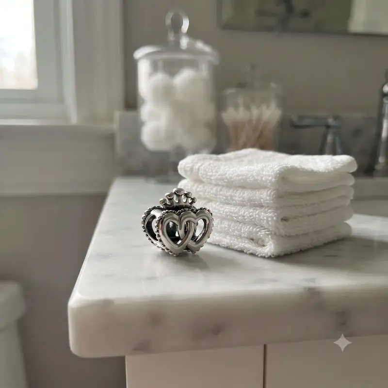 Crown & Interwined Hearts Charm photo review
