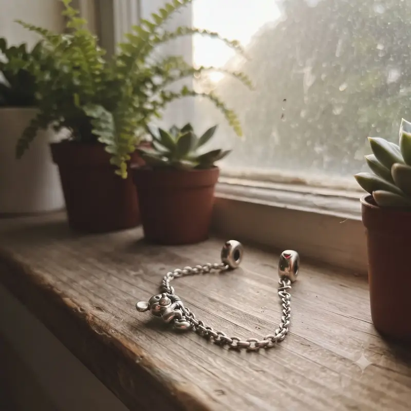 Disney, Climbing Mickey Safety Chain, Red CZ photo review