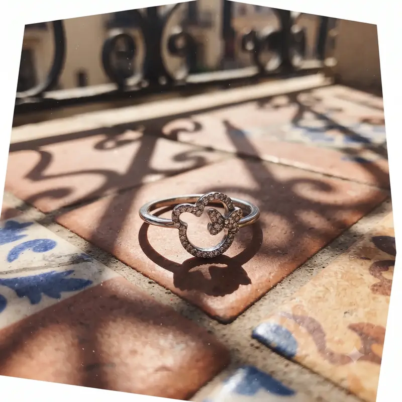 Disney, Minnie Silhouette Ring, Clear CZ photo review