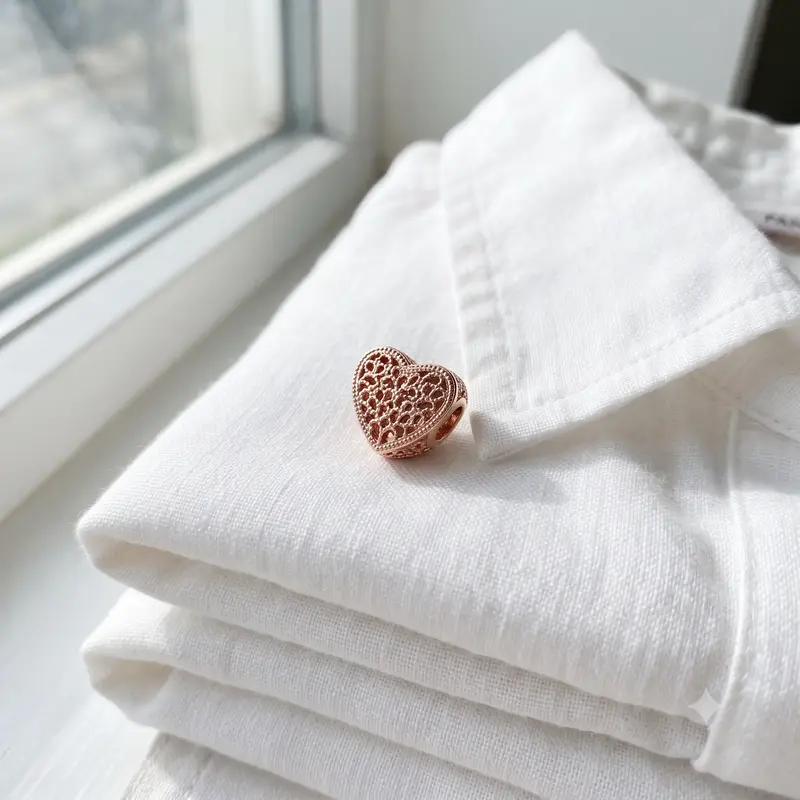 Filigree & Beaded Heart Charm photo review