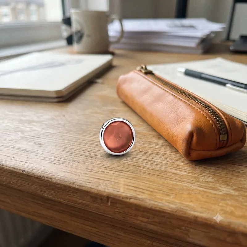 Garnet Red January Birthstone Locket Element photo review