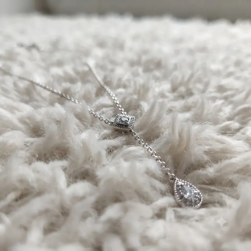Geometric Shapes Y-Necklace photo review