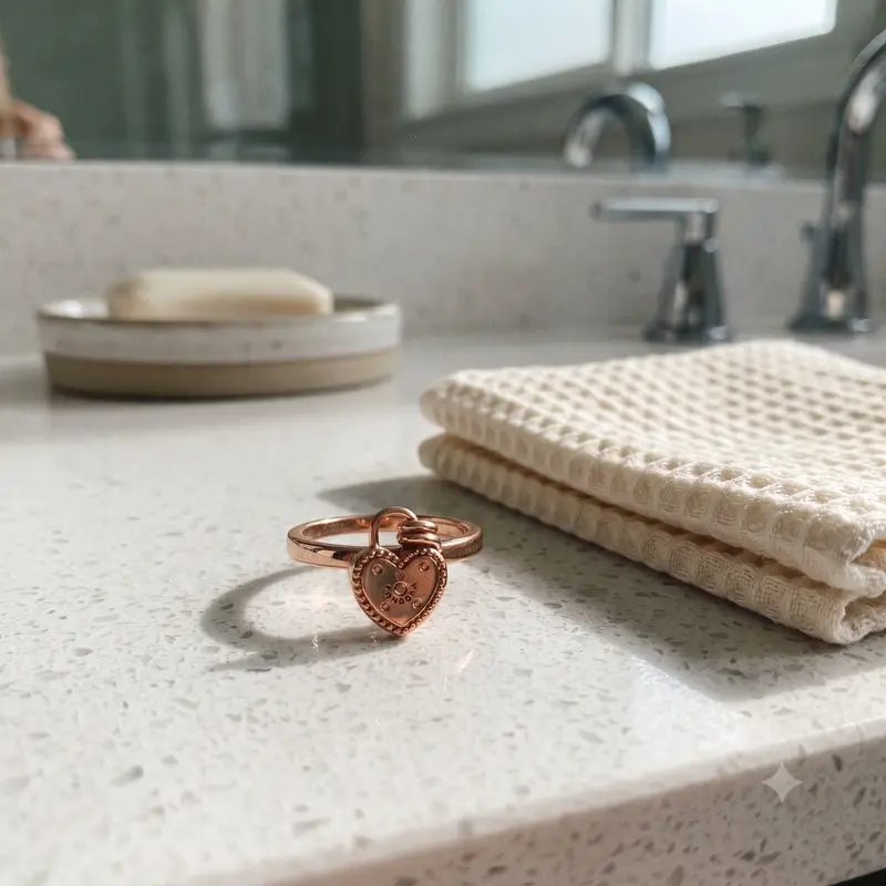 Heart-Shaped Padlock Ring photo review
